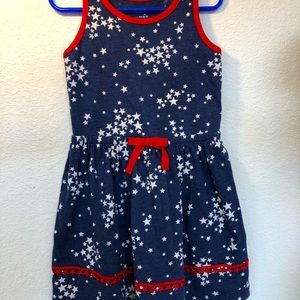 Cat and Jack 4th of July dress girls 4/5